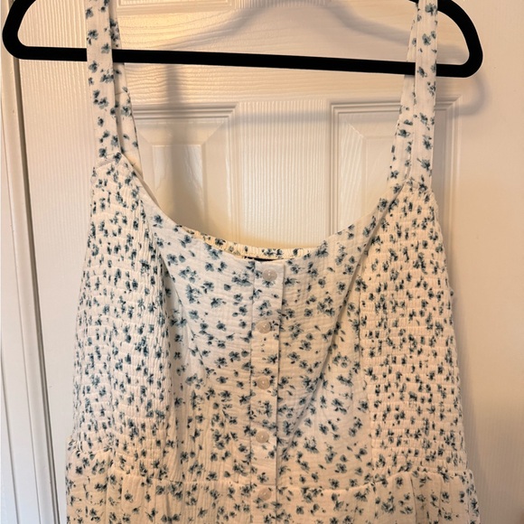 Smocked Button Down Midi Dress Torrid NWT - Picture 3 of 12